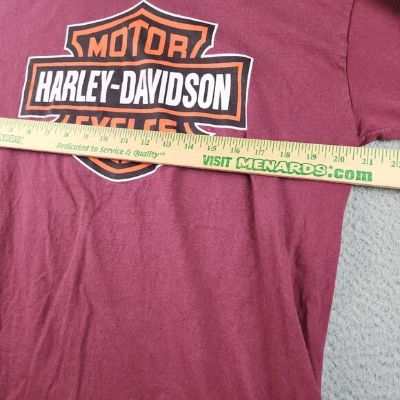 Harley Davidson Shirt Large Texas Independence College Station Long Sleeve Logo - Picture 7 of 11